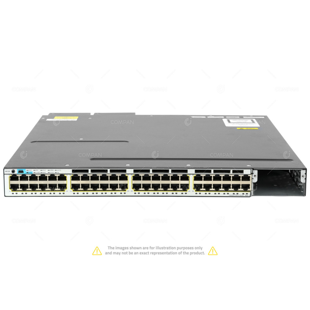 Cisco WS-C3750X-48PF-S 48x RJ-45 1Gb Power over Ethernet Switch